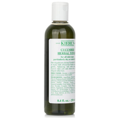 Kiehl's Cucumber Herbal Alcohol-Free Toner - For Dry or Sensitive Skin Types 250ml/8.4oz