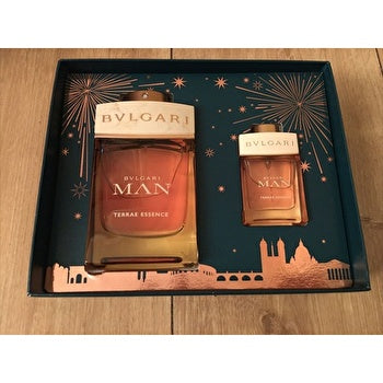 Bvlgari Man Terrae Essence  Set Eau De Parfum 100ml & Eau De Parfum 15ml (new Pack)