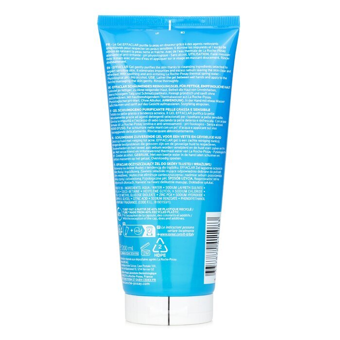 La Roche Posay Effaclar Purifying Foaming Gel 200ml/6.76oz