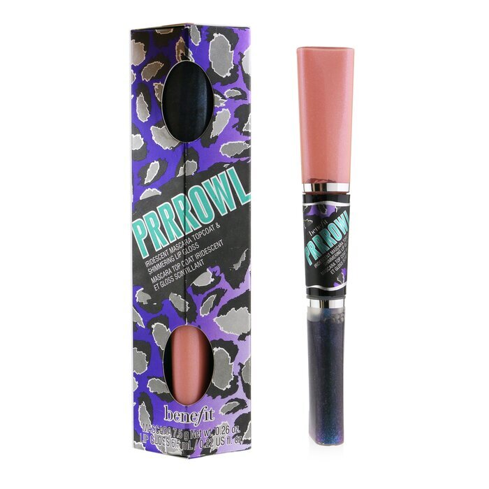 Benefit Prrrowl Iridescent Mascara Topcoat & Shimmering Lip Gloss