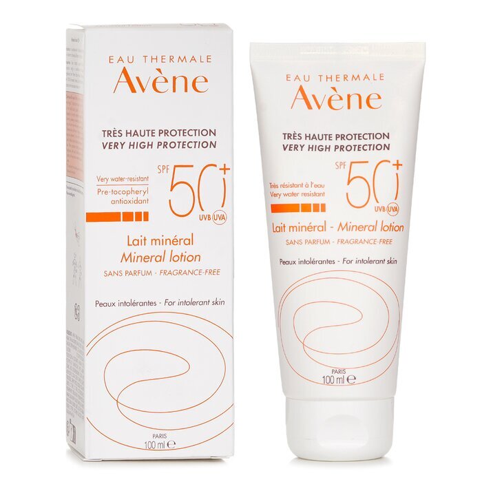 Avene Very High Protection Mineral Lotion SPF 50+ (For Intolerant Skin) 100ml/3.3oz