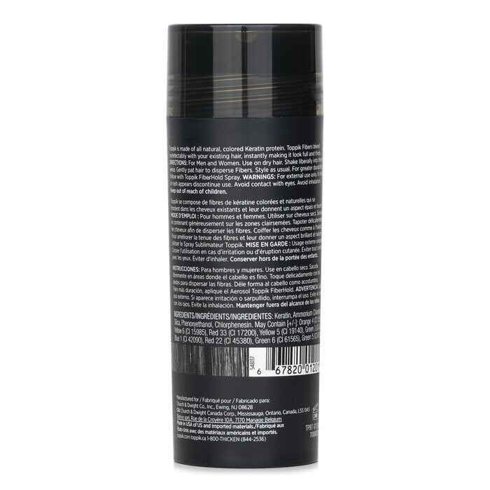 Toppik Hair Building Fibers - # Black 27.5g/0.97oz