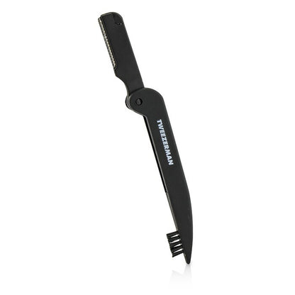 Tweezerman Precision Folding Razor - Black (Studio Collection)