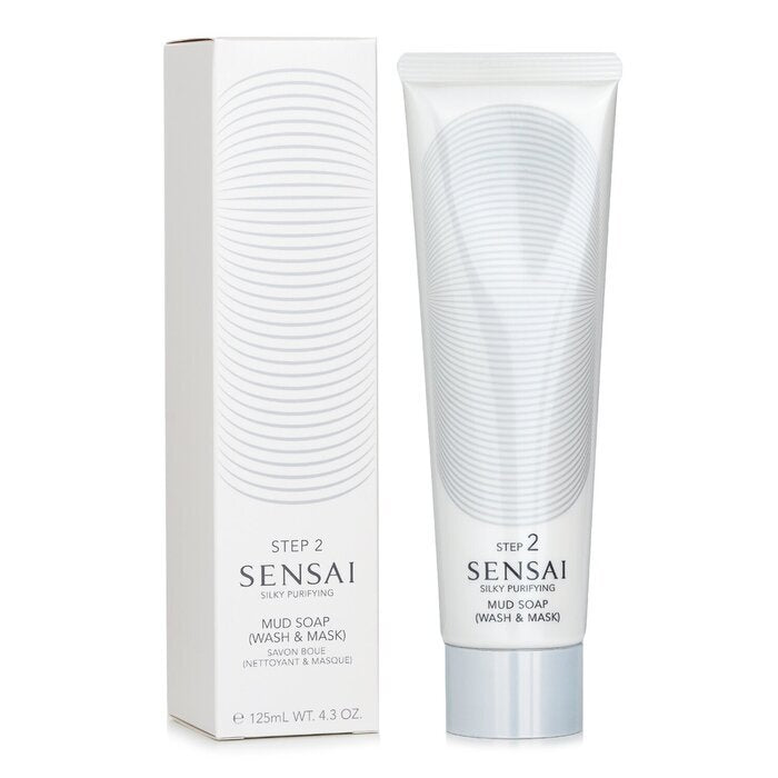 Kanebo Sensai Silky Purifying Mud Soap - Wash & Mask (New Packaging) 125ml/4.3oz