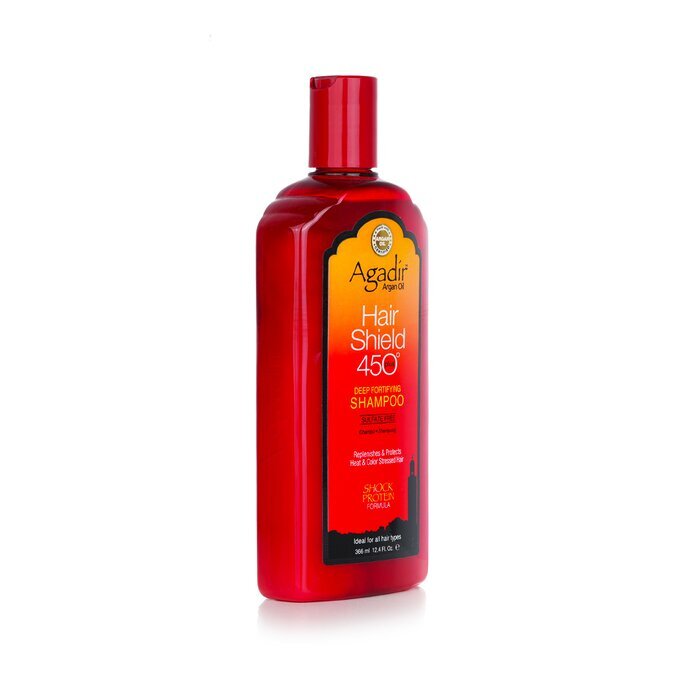 Agadir Argan Oil Hair Shield 450 Plus Deep Fortifying Shampoo - Sulfate Free (For All Hair Types) 366ml/12.4oz