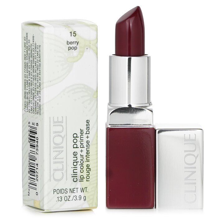 Clinique Pop Lip Colour + Primer - # 15 Berry Pop 3.9g/0.13oz