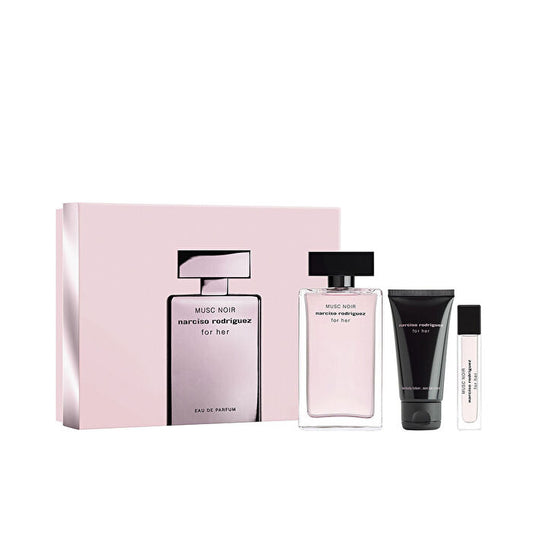 Narciso Rodriguez Musc Noir For Her Woman Set Eau De Parfum 100ml & Eau De Parfum 10ml & Bl 50ml (new Pack)