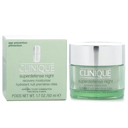 Clinique Superdefense Night Recovery Moisturizer - For Very Dry To Dry Combination 50ml/1.7oz