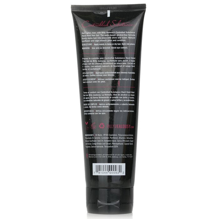 Billy Jealousy Controlled Substance Hard Hold Gel (High Shine) 250ml/8.4oz