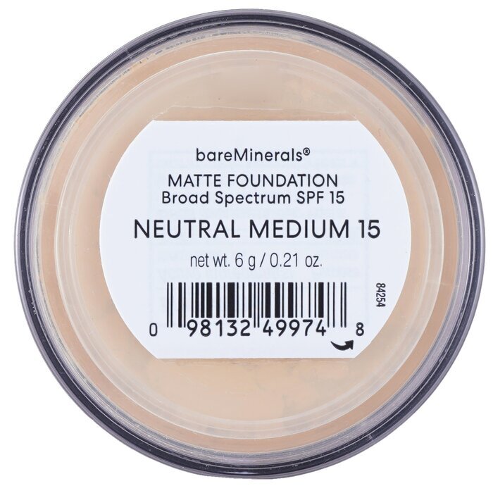 BareMinerals Matte Foundation Broad Spectrum SPF15 - Neutral Medium 6g/0.21oz