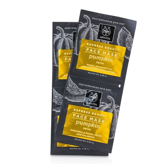 Apivita Express Beauty Face Mask with Pumpkin (Detox) 6x(2x8ml)