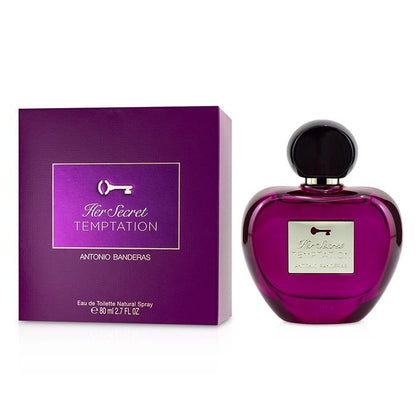 Antonio Banderas Her Secret Temptation Woman Eau De Toilette 80ml