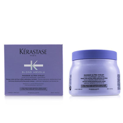 Kerastase Blond Absolu Masque Ultra-Violet Anti-Brass Blonde Perfecting Purple Masque (Lightened Cool Blonde Hair) 500ml/16.9oz