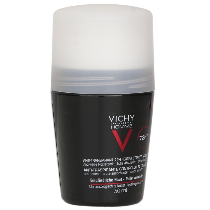 Vichy Homme 72H* Extreme-Control Anti Perspirant Roll-On (For Sensitive Skin) 50ml/1.69oz