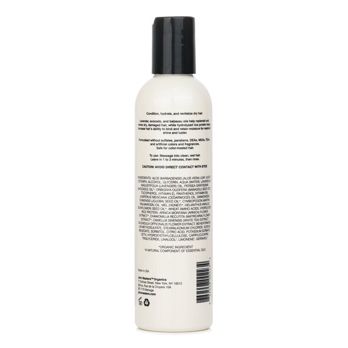 John Masters Organics Conditioner For Dry Hair with Lavender & Avocado 236ml/8oz