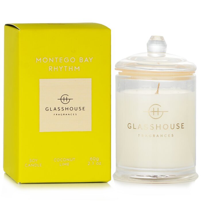 Glasshouse Triple Scented Soy Candle - Montego Bay Rhythm (Coconut & Lime) 60g/2.1oz