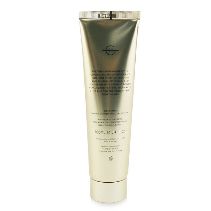 Glasshouse Hand Cream - The Hamptons (Teak & Petitgrain) 100ml/3.4oz