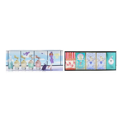 Anna Sui Woman Miniature Coffret Set Eau De Toilette 5x 5ml ( Fantasia Forever & Mermaid & Fantasia & Secret Wish & Fantasia)