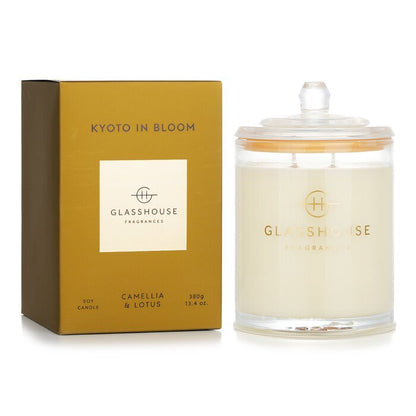 Glasshouse Triple Scented Soy Candle - Kyoto In Bloom (Camellia & Lotus) 380g/13.4oz