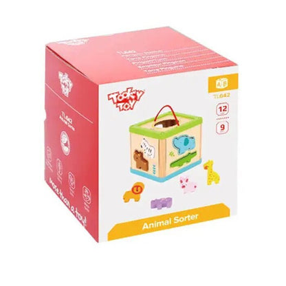 Tooky Toy Co Animal Sorter 16x16x15cm