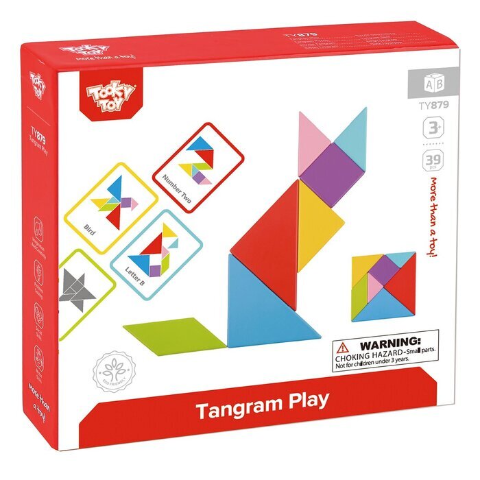 Tooky Toy Co Tangram Play 20x19x4cm