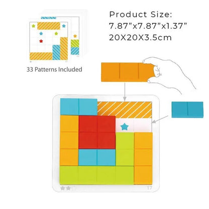 Tooky Toy Co Shape Game 20x20x4cm