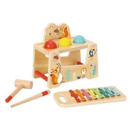 Tooky Toy Co Pound &Tap Bench 22x13x21cm