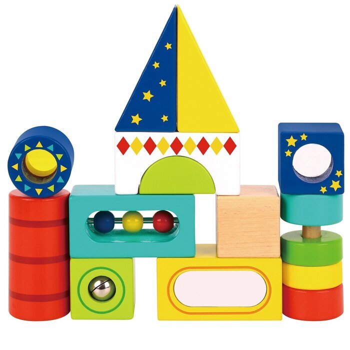 Tooky Toy Co Multifunction Block 18x18x5cm