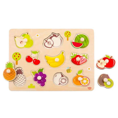 Tooky Toy Co Fruit Puzzle 30x23x2cm