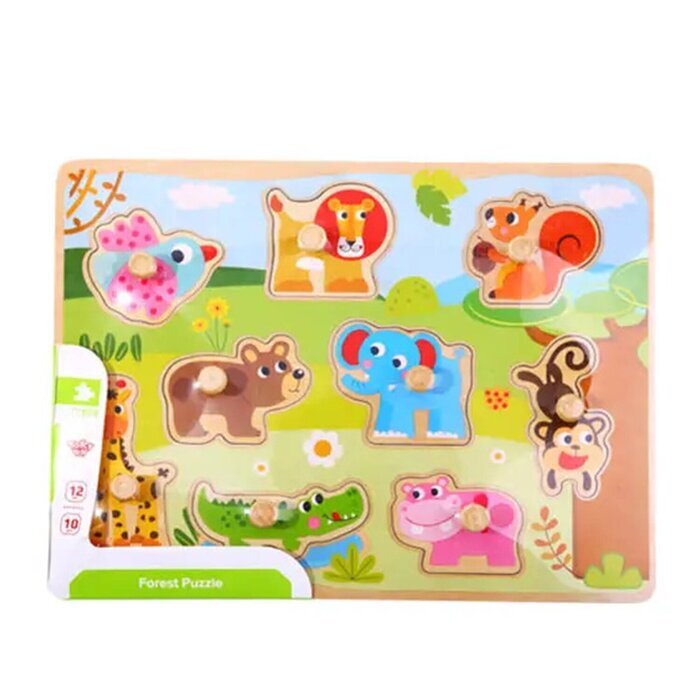 Tooky Toy Co Farm Puzzle 30x23x2cm