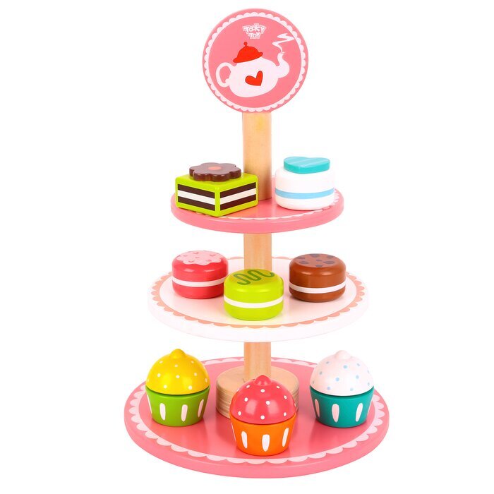 Tooky Toy Co Dessert Stand 19x19x37cm