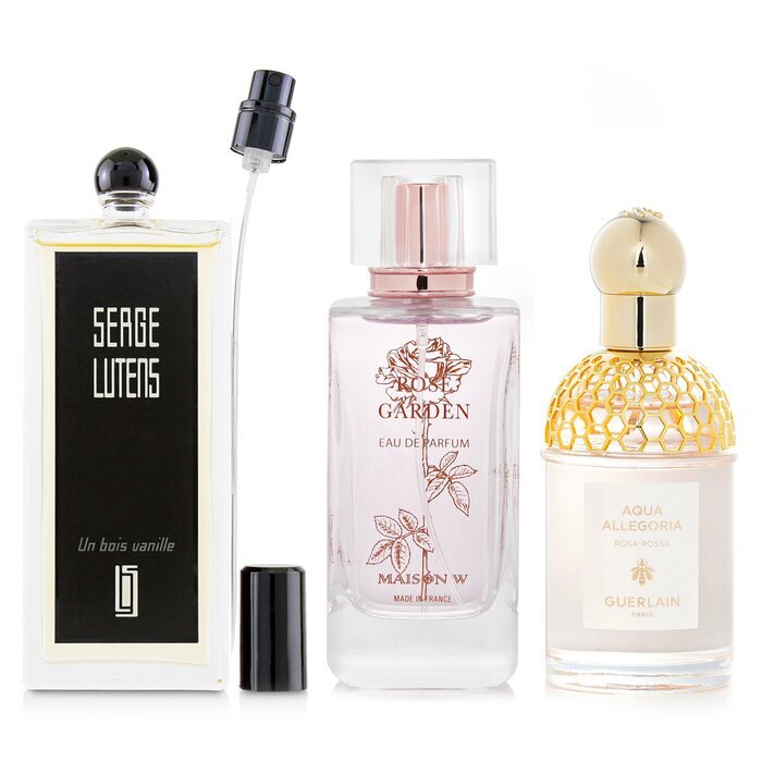 Maison W x Guerlain x Serge Luten-Rose & Un Bois Vanille Eau De Parfum Spray Bundle 3pcs