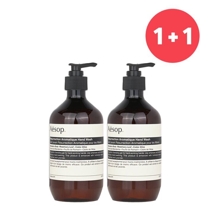 Aesop 【1+1 Set】Resurrection Aromatique Hand Wash 500ml/17.99oz