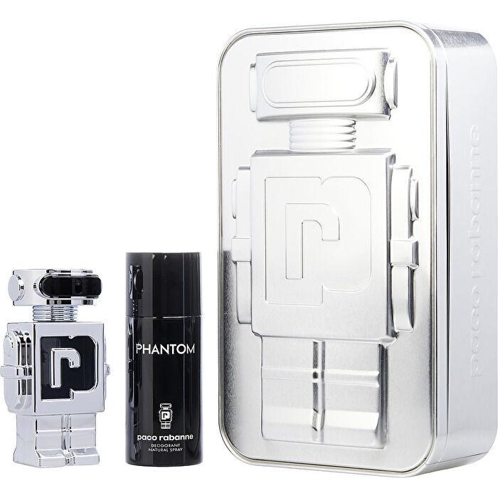 Paco Rabanne Phantom Man Set Eau De Toilette 100ml & Deodorant 150ml (tin Box)