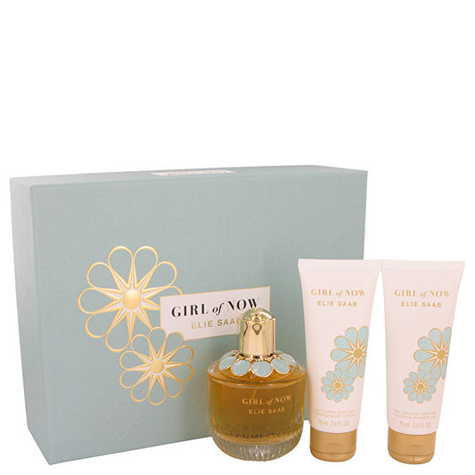 Elie Saab Girl Of Now Woman Set Eau De Parfum 90ml & Shower Gel 75ml & Body Lotion 75ml