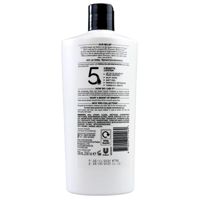 Tresemme 700ml Conditioner Keratin Smooth 3 pieces Inner