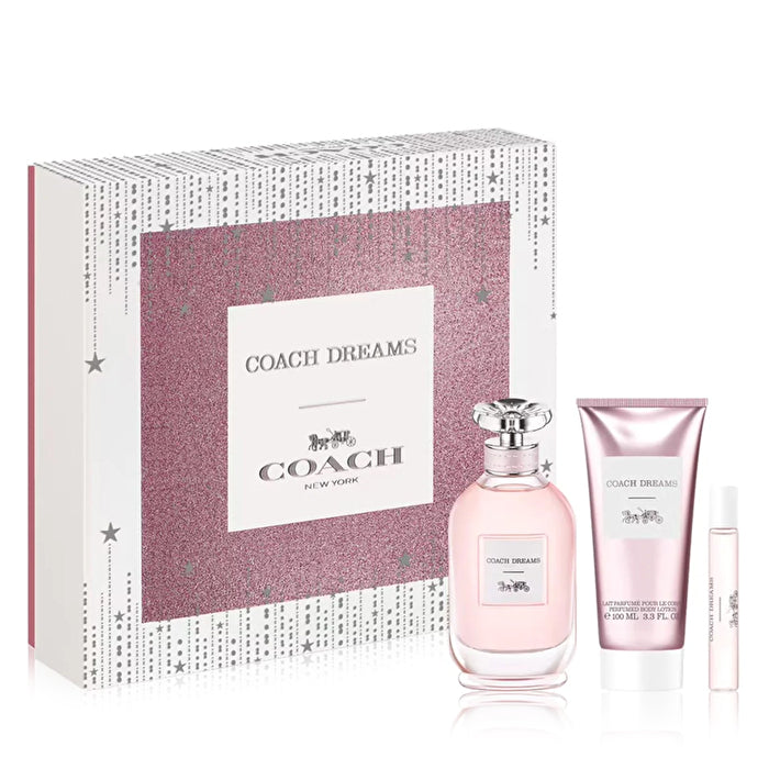 Coach Dreams Set Woman - Dreams Eau De Parfum & Dreams Eau De Parfum Purse Spray 7.5ml & Body Lotion 100ml