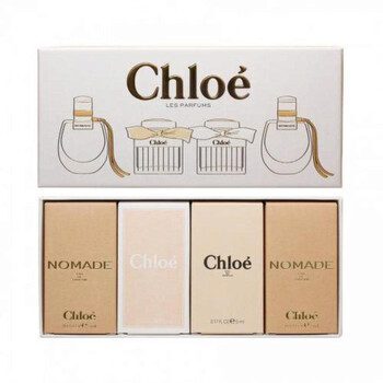 Chloe Woman Mini Set 4x 5ml (nomade Eau De Toilette & Chloe Rose Tangerine Eau De Toilette & Chloe Eau De Parfum & Nomade Eau De Parfum)