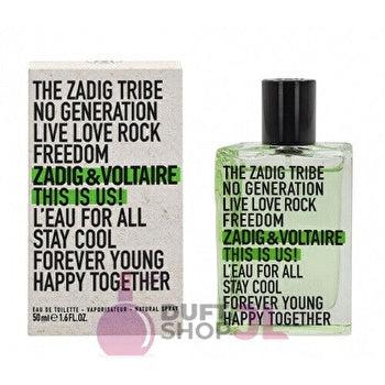 Zadig & Voltaire This Is Us! L'eau For All Unisex Eau De Toilette 50ml