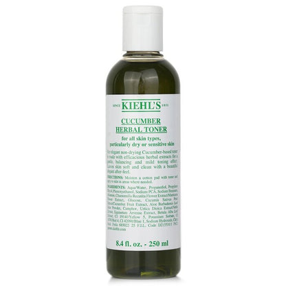 Kiehl's Cucumber Herbal Alcohol-Free Toner - For Dry or Sensitive Skin Types 250ml/8.4oz