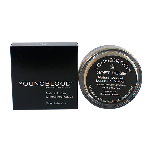 Youngblood Natural Loose Mineral Foundation - Soft Beige 10g/0.35oz