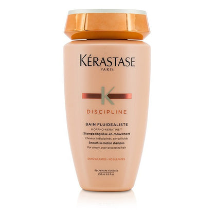 Kerastase Discipline Bain Fluidealiste Smooth-In-Motion Sulfate Free Shampoo - For Unruly, Over-Processed Hair (New Packaging) 250ml/8.5oz