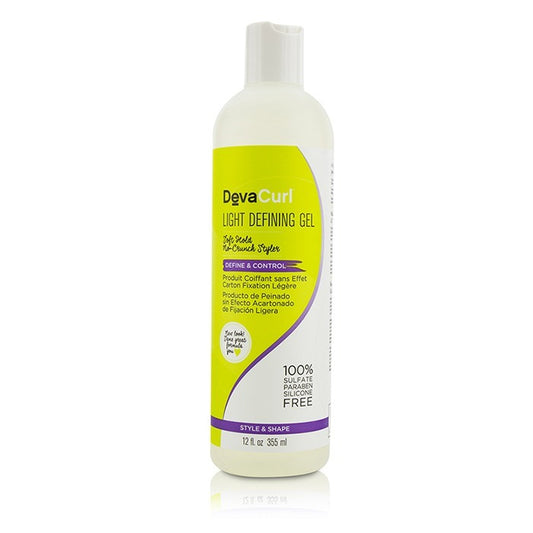 DevaCurl Light Defining Gel (Soft Hold No-Crunch Styler - Define & Control) 355ml/12oz