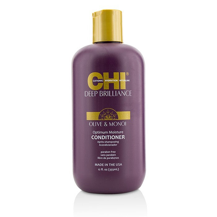 CHI Deep Brilliance Olive & Monoi Optimum Moisture Conditioner 355ml/12oz