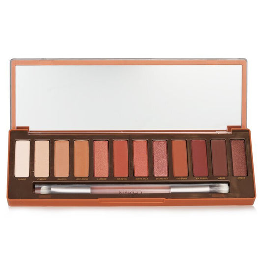 Urban Decay Naked Heat Palette: 12x Eyeshadow, 1x Doubled Ended Blending / Detailed Crease Brush