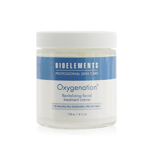 Bioelements Oxygenation - Revitalizing Facial Treatment Creme (Salon Size) - For Very Dry, Dry, Combination, Oily Skin Types 118ml/4oz