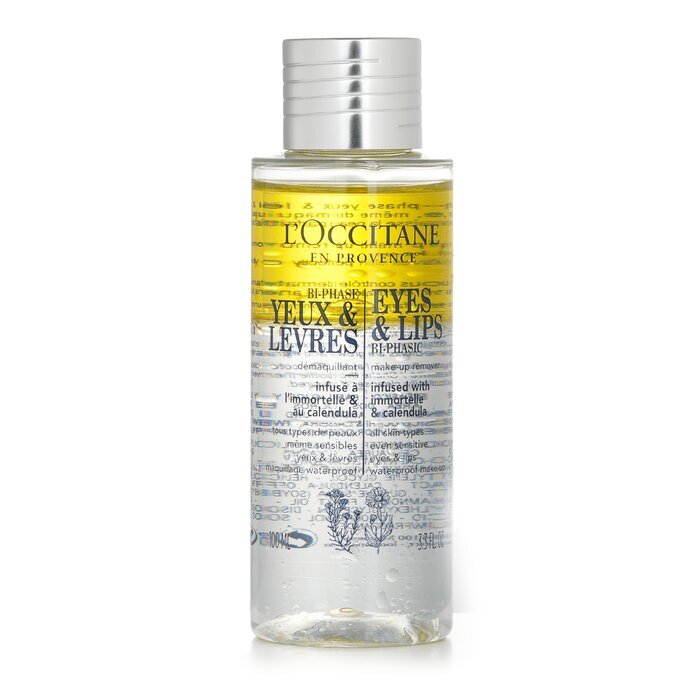 L'Occitane Make-Up Remover For Eyes & Lips Bi-Phasic (For All Skin Types, Even Sensitive) 100ml/3.3oz