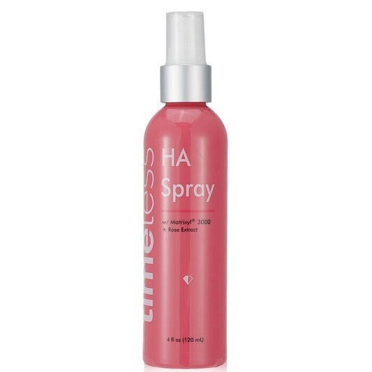 Timeless Skin Care HA (Hyaluronic Acid) Matrixyl 3000+Rose Spray 120ml/4oz