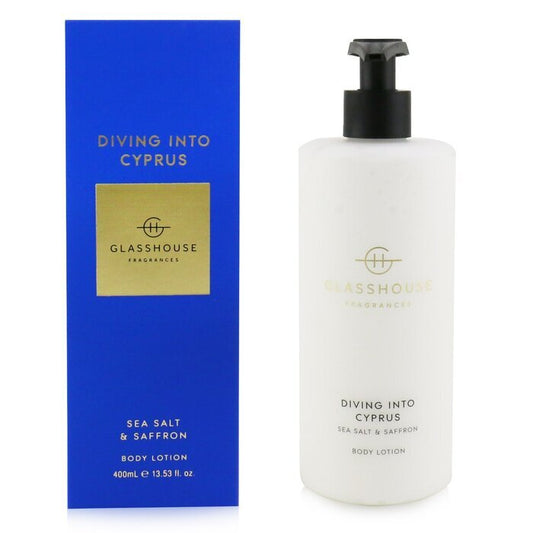 Glasshouse Body Lotion - Diving Into Cyprus (Sea Salt & Saffron) 400ml/13.53oz