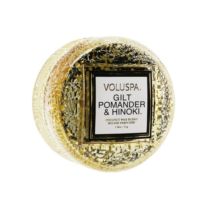 Voluspa Macaron Candle - Gilt Pomander & Hinoki 51g/1.8oz